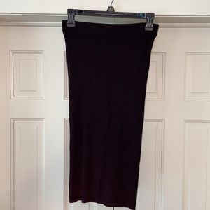 Forever 21 Medium Soft Black Pencil Skirt